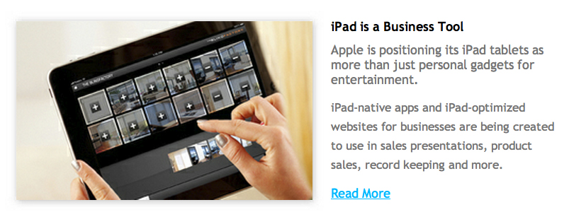iPad as a Business Tool