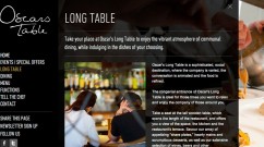 A page from the Oscar's Table website